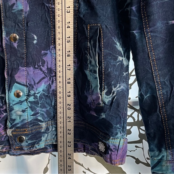 Mexicali Blues Tie-Dye Denim Jacket - Picture 4 of 6